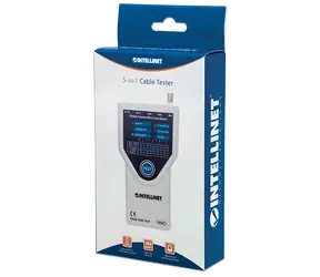 Intellinet Tester kabeláže 5v1 / RJ45, RJ11, USB, FireWire