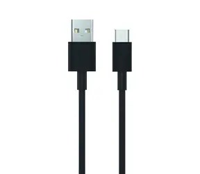 2GO černá / Datový kabel / USB-A - USB-C / USB 3.2 Gen 1 / 1 m / 2,4 A