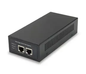 LevelOne POI-5002W90 černá / PoE injektor / Gigabit / 90 W PoE / IEEE 802.3bt