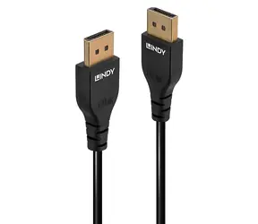 Lindy Slim DisplayPort 1.4 černá / Přípojný kabel / DisplayPort - DisplayPort / 0,5 m / 8K / 144 Hz