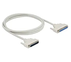 Delock D-Sub 37 / Sériový kabel / samec – samice / 2 m / béžová