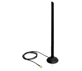 DeLock černá / Wi-Fi anténa / RP-SMA / 6,5 dBi / všesměrová se stojánkem