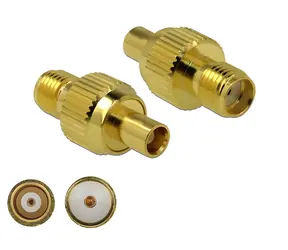 DeLock adaptér SMA Jack - MCX Jack zlatá / Adaptér / 0-3000 MHz