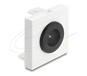Delock Easy 45 Kabelová průchodka černá, bílá / kulatá / 16 mm