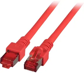 EFB CAT6 S/FTP 1,5m červená / Patch kabel / RJ45-RJ45 / LSZH