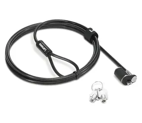 Lenovo NanoSaver Essential černý / Kabelový zámek / Notebook / 1,5 m / 2 klíče