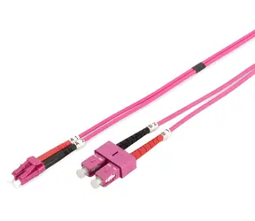 Digitus LC-SC / Optický patch kabel / Multimode OM4 / 50/125 µm / Duplex / 5 m