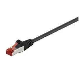 Digitus Cat6 S/FTP černý 0,25m / Patch kabel / RJ45-RJ45 / AWG 27/7 / LSZH