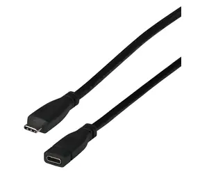EFB EBUSBC-USBC10GE.1 černá / Prodlužovací kabel USB-C / USB 3.2 Gen 2 / 10 Gbit/s / 1 m / 60 W