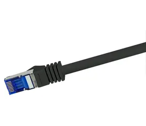 LogiLink Ultraflex Cat.6A černá / Patch kabel / S/FTP / 0,25 m / RJ-45 / PoE++ / LSZH