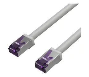 Shiverpeaks CAT6a 1 m šedá / Patch kabel / S/FTP / 500 MHz / Flexibilní