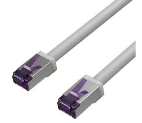 Shiverpeaks Cat 6A S/FTP šedá / Patch kabel / 2 m / 500 MHz / RJ-45