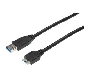 Digitus černý / USB kabel / USB-A - Micro USB-B / USB 3.0 / 1 m