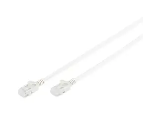 Digitus Cat6 Slim šedý / Patch kabel / U/UTP / 1 m / LSZH
