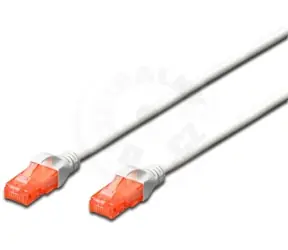 Digitus CAT 6 UTP bílá / Patch kabel / 3 m / AWG 26/7 / LSZH
