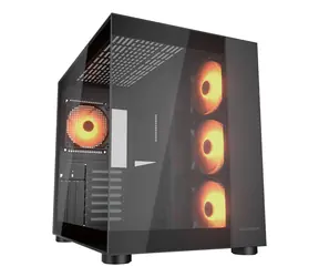 COUGAR FV150 ARGB černá / Počítačová skříň / Midi-tower / ATX / tvrzené sklo / bez zdroje