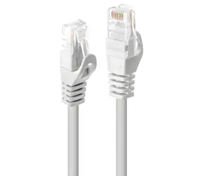 Lindy Basic bílá / Patch kabel / Cat6 U/UTP / 5 m / RJ-45