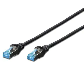 Digitus černá / Patch kabel / SF/UTP / Cat.5e / RJ45 / 3 m