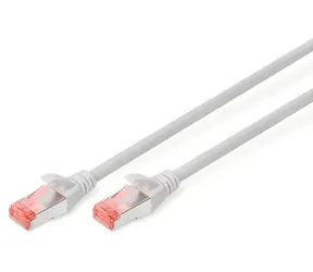 Digitus CAT6 šedá / Patch kabel / S/FTP / 25 m / AWG 27/7 / LSZH / Měď