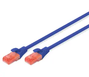Digitus CAT6 U/UTP modrý / Síťový kabel / RJ-45 / 10 m / AWG 26/7 / LSZH