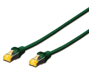 Digitus Cat6a S/FTP zelená / Patch kabel / 5 m / LSZH / RJ-45