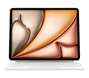 Apple Magic Keyboard pro iPad Air 13" (M2, M3, M4) DE bílá / Pouzdro s klávesnicí / DE Layout