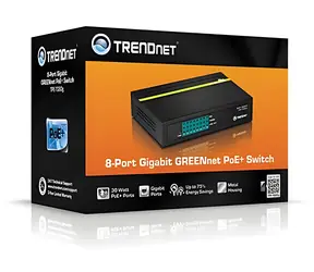 TRENDnet TPE-TG80G / Switch / 8-port Gigabit PoE+ / 123 W / 16 Gbit/s / kovové provedení
