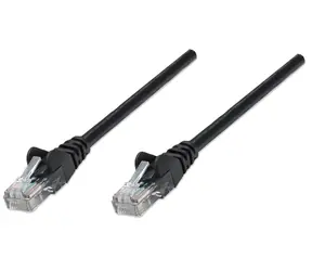 Intellinet RJ45 15m černá / Patch kabel / Cat6 / U/UTP / 250 MHz / PoE++