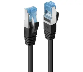 Lindy černá / Patch kabel / Cat6a S/FTP / RJ-45 / 3 m