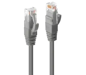 Lindy Patch kabel CAT6 7,5m šedá / Patch kabel / UTP / RJ45-RJ45 / LSZH / 250 MHz