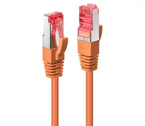 Lindy Cat6 S/FTP 1 m oranžová / Patch kabel / RJ45-RJ45 / AWG27