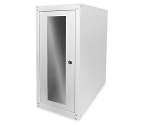 Digitus SOHO šedá / Rack skříň volně stojící / 300x699x600 mm / skleněné dveře / IP20