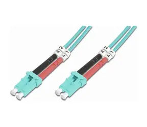 Digitus LC-LC / Optický patch kabel / Multimode OM3 / 50/125 µm / Duplex / 10 m