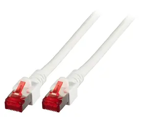 EFB Cat.6 0,25m bílá / Patch kabel / S/FTP / LSZH