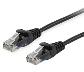 Equip černá / UTP patchkabel / cat. 6 / 0,25 m / 10 Gbit/s