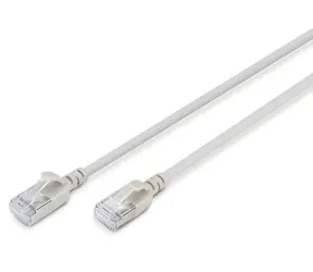 Digitus Patchkabel Cat6A F/FTP Slim šedá / Síťový kabel / RJ-45 / 1 m / LSZH