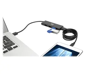 Eaton Tripp Lite U360-004-SLIM černá / USB hub / 4 porty / USB 3.0 / 5 Gbit/s