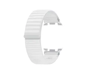 Samsung Látkový řemínek Galaxy Watch8 (M/L) bílá / Řemínek / Textil, recyklovaný nylon / Suchý zip