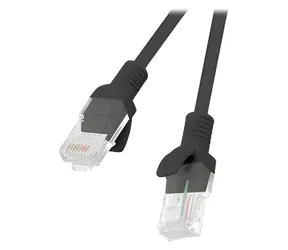 Lanberg UTP CAT6 10m černá / Patch kabel / RJ45-RJ45 / Fluke Passed