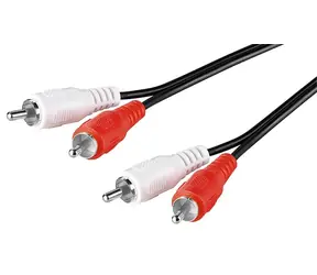 Goobay 50030 / Audio kabel / 2x RCA / stereo / propojovací / 5m