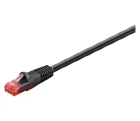 Goobay 55434 černá / Patch kabel / Cat.6 U/UTP / venkovní / 20 m