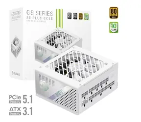 Gamemax GS 850G WH bílá / Zdroj / SFX / 850W / Modulární