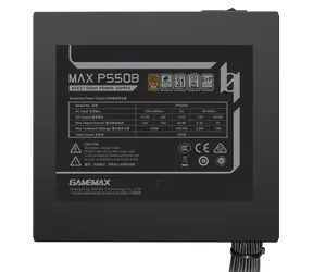 Gamemax MAX P550B / Zdroj / 550W / ATX / 80PLUS Bronze / Non-modulární