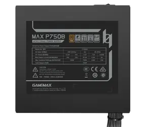 Gamemax MAX P750B 750W / Zdroj / ATX / Non-Modular / 80 PLUS Bronze