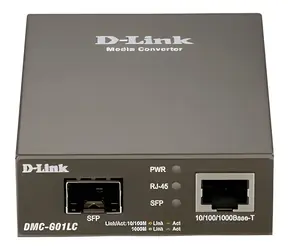 D-Link DMC-G01LC šedá / Media konvertor / 10/100/1000Base-T na Gigabit SFP