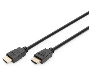 Digitus HDMI Premium High Speed černá / Kabel / HDMI - HDMI / 3 m / Ultra HD 60p / s Ethernetem / zlacené konektory