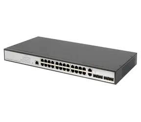 DIGITUS DN-80221-3 / Switch / 24x Gigabit RJ45 / 2x Uplink SFP/RJ45 / Layer 2 Managed / 19"