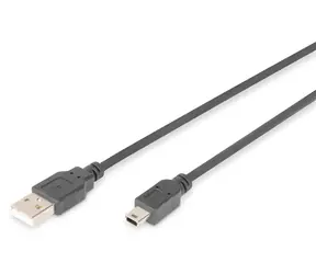 Digitus USB 2.0 / Kabel / USB A - mini USB B 5pin / propojovací