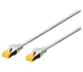 Digitus CAT 6A šedý / Patch kabel / S/FTP / LSZH / AWG 26/7 / 10 m