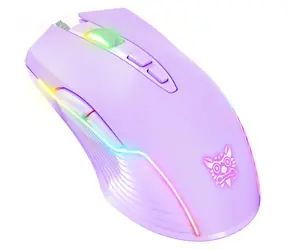 ONIKUMA CW905 fialová / Herní myš / RGB / USB / 7 tlačítek / 6400 DPI